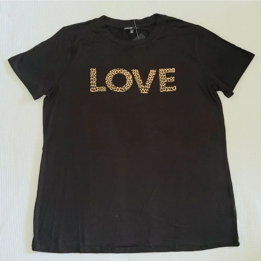 Le Rouge Leopard🐆 "LOVE"❤ Tee - Picture 4 of 13